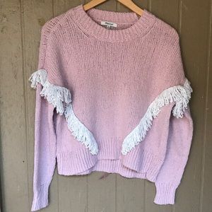 Madewell fringe sweater